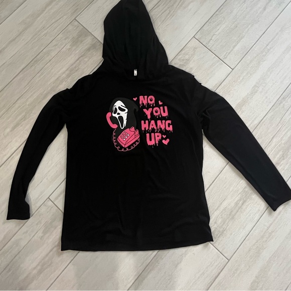 Halloween Long Sleeve Top with Hood - Picture 2 of 3